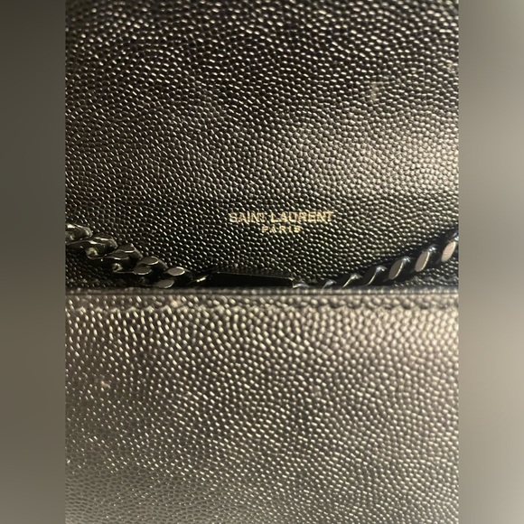 Saint Laurent $2200 | Kate Small YSL Crossbody in Grained Leather | Full Set! - Picture 7 of 17